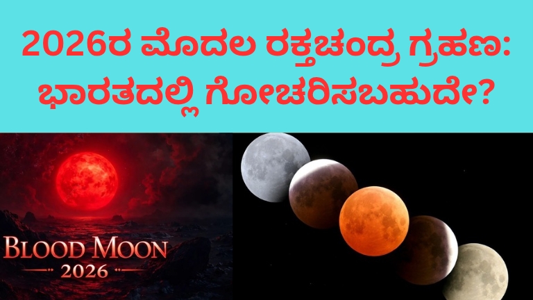 2026ರ ಮೊದಲ ರಕ್ತಚಂದ್ರ ಗ್ರಹಣ