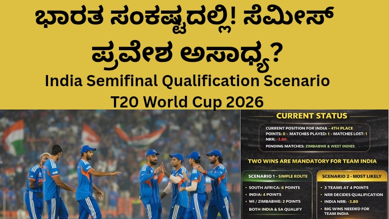 India Semifinal Qualification Scenario T20 World Cup 2026