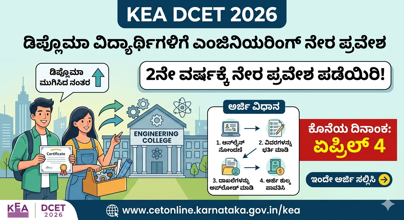KEA DCET 2026